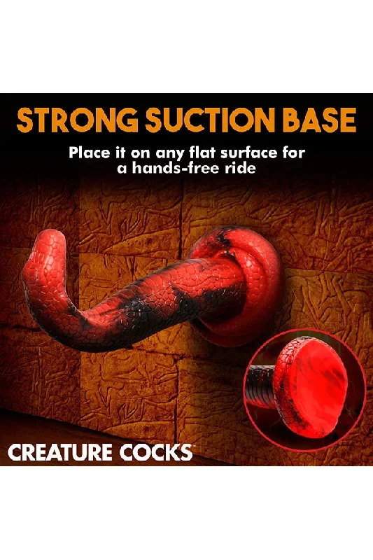 xr-brands-creature-cocks-king-cobra-silicone-dildo-red