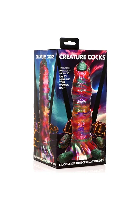 xr-brands-creature-cocks-larva-silicone-ovipositor-dildo-with-eggs-multicolour