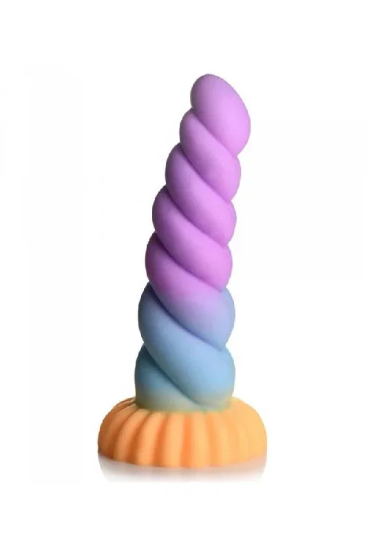 XR Brands - Creature Cocks - Mystique Silicone Unicorn Dildo - Multicolour