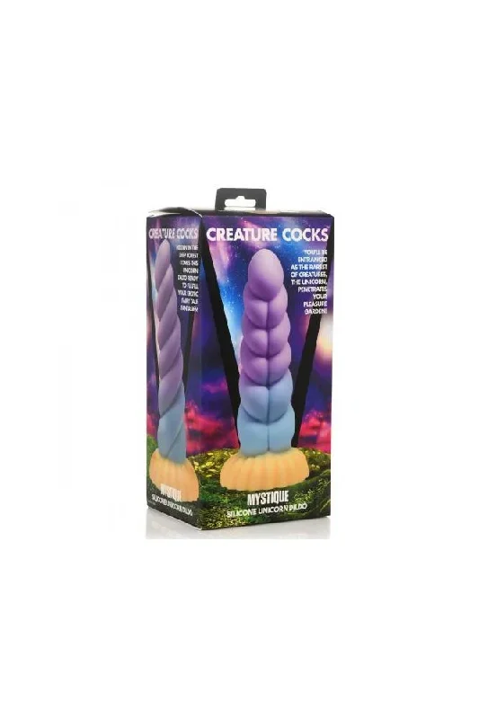 xr-brands-creature-cocks-mystique-silicone-unicorn-dildo-multicolour