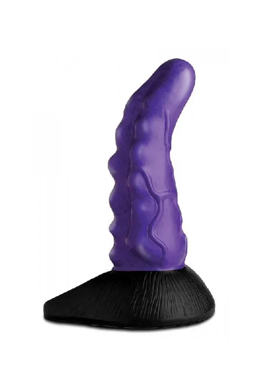 XR Brands - Creature Cocks - Orion Invader Veiny Silicone Dildo - Purple