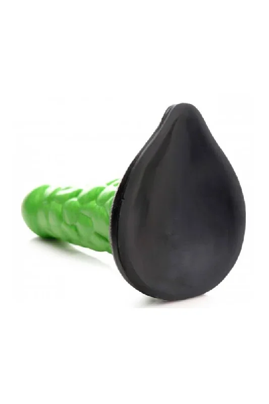 xr-brands-creature-cocks-radioactive-reptile-thick-silicone-dildo-green