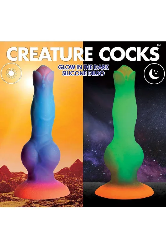 xr-brands-creature-cocks-space-cock-glow-in-the-dark-silicone-alien-dildo-multicolour