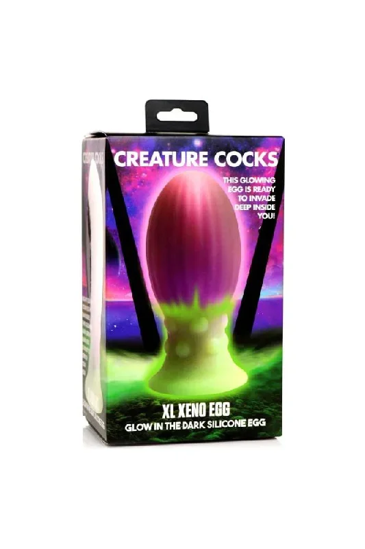 xr-brands-creature-cocks-xl-xeno-egg-glow-in-the-dark-silicone-egg-multicolour