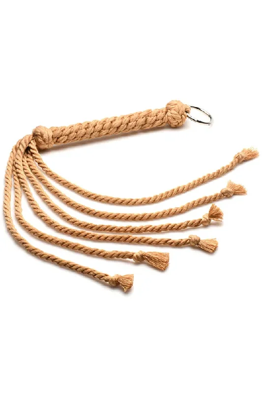 XR Brands - Master Series - Swashbuckler Rope Flogger - Beige