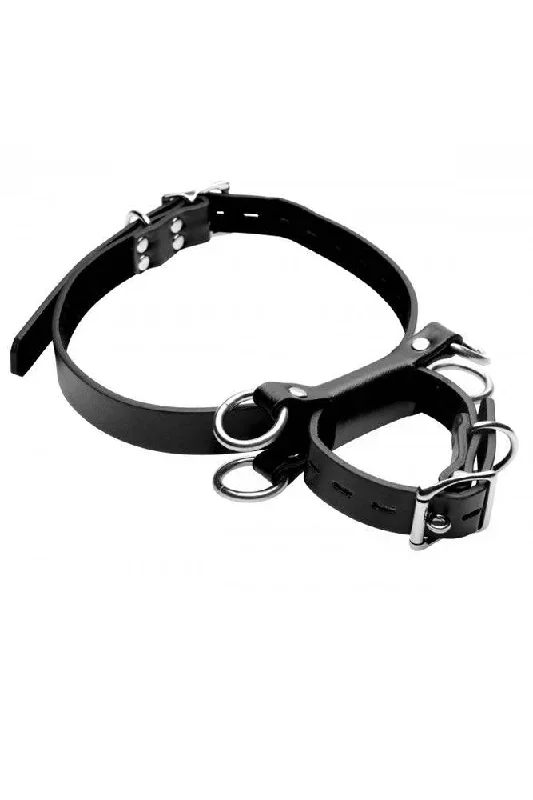 XR Brands - Strict - Frog Tie - Kneeling Bondage Restraint System - Black