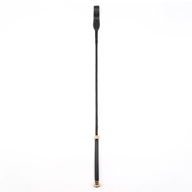 yiwu-faux-leather-riding-crop-with-gold-tip-handle