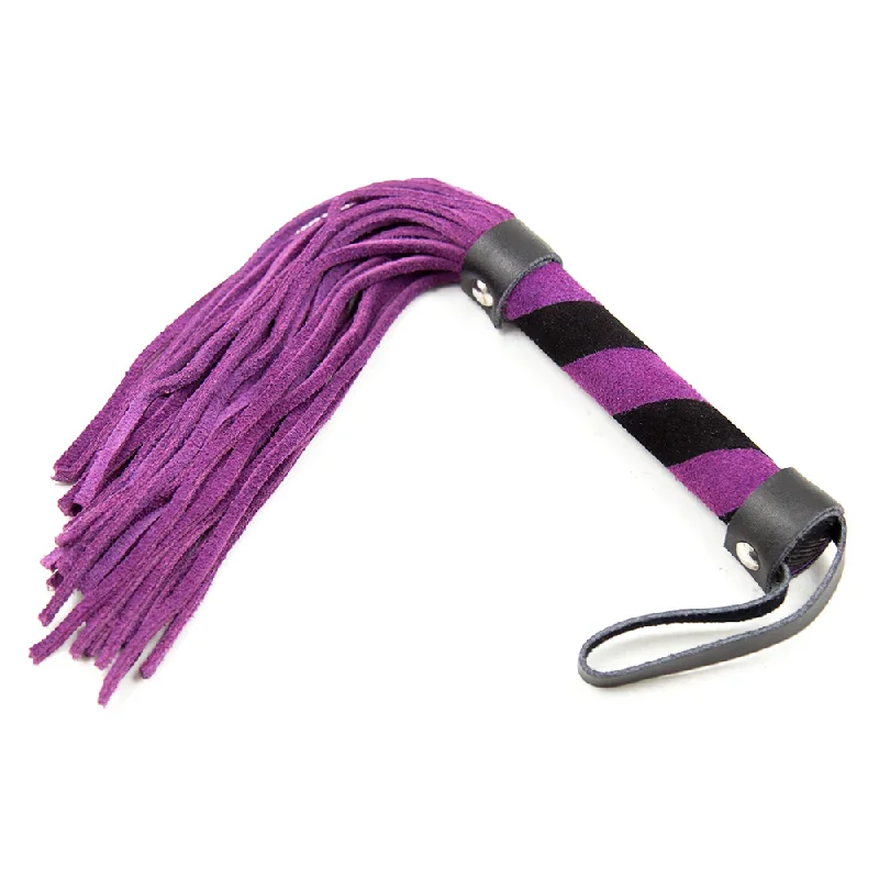 Yiwu Striped Suede Leather Mini Flogger