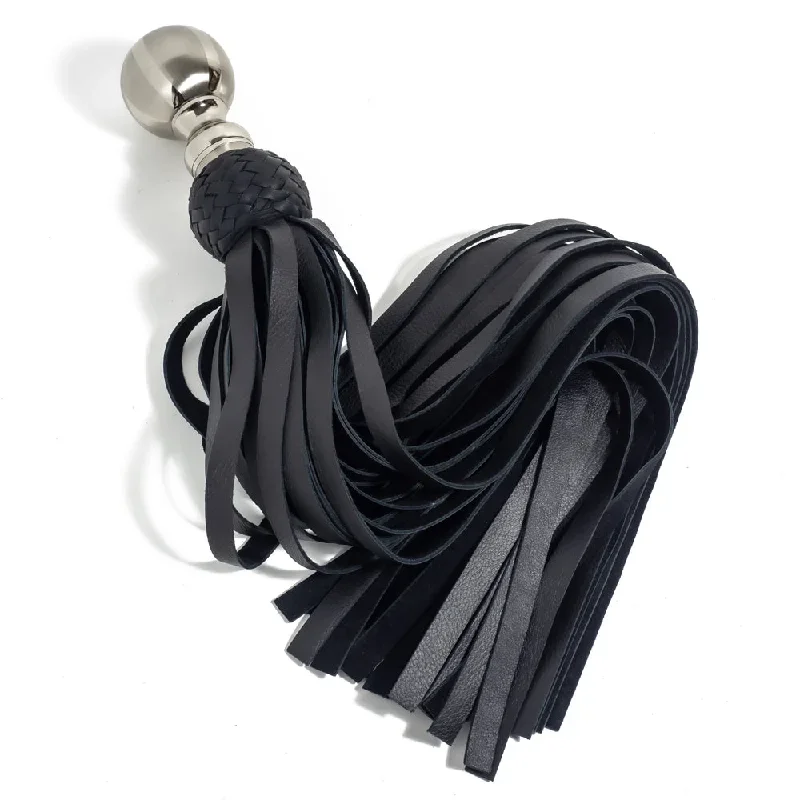 zorba-leather-flogger-with-round-metal-handle