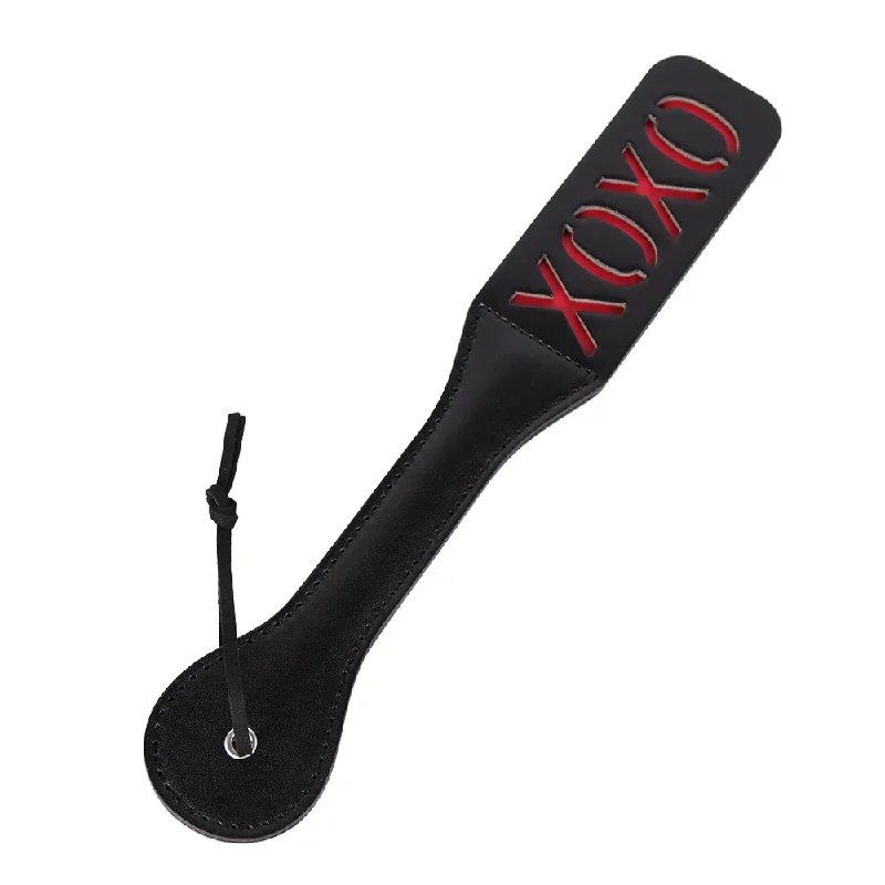 ZYL Dual-Layered Faux Leather XOXO Imprint Spanking Paddle